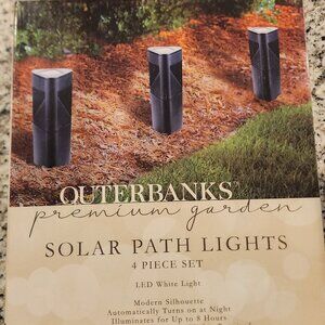 Outerbanks Premium Garden Solar Path Lights Set of 4